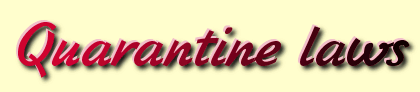 Quarantine laws header